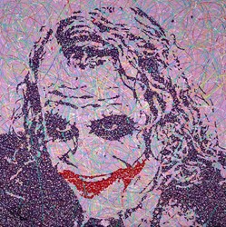 The Prince Of Crime by Jim Dowie - Original Painting on Box Canvas sized 36x36 inches. Available from Whitewall Galleries